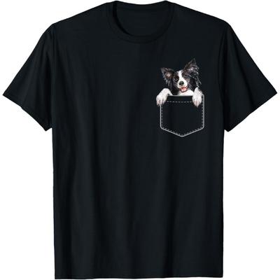 Border Collie Dog In Your Pocket Border Collie T-Shirt