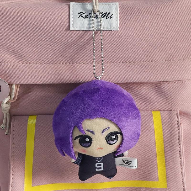 

Японский плюшевый брелок в виде футбольного нападающего из «Синей тюрьмы» - Милый мультяшный брелок для рюкзака Blue Lock Pendant