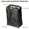 Foldable Car Trash Can With Storage Pockets Waterproof Leakproof Hanging Garbage Bin For Auto Outdoor Camping Organizer