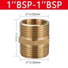 Quick Fit Adapter Brass Brass Tube Fitting Male Thread BSP Brass Nipple 1/8" 1/4" 3/8" 1/2" 3/4" 1" BSP Coupler Fitting
