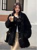 Women's Trendy Lamb Fur Coat, Winter Plus Velvet, Thick One-Piece, Plus Size Fashionable.