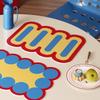 Vikama Colorful Irregular Wave Dish Drying Mat Waterproof Non Slip Quick Absorbent Coffee Table Kitchen Draining Pad