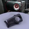 Start Stop Ignition Button Cover Trim Plastic Fit for Honda Civic Hatchback 2016 2017 2018    Carbon Fiber Style