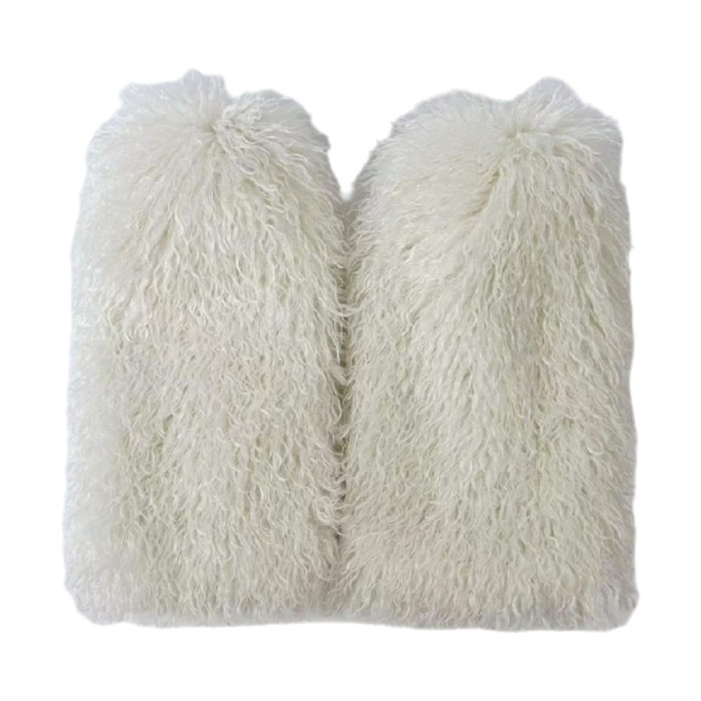 Fellimitat Lockiges Flauschiges Beinwärmer 40cm Knielang Mädchen Socken Warmer Knieschutz Spicy Girls