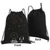 MINIER Snoopy Gym Large Capacity Drawstring Gym Exercise Multifunctional Drawstring 42cm Long x 36cm Wide Sack, Backpack, Lightweight, Waterproof,