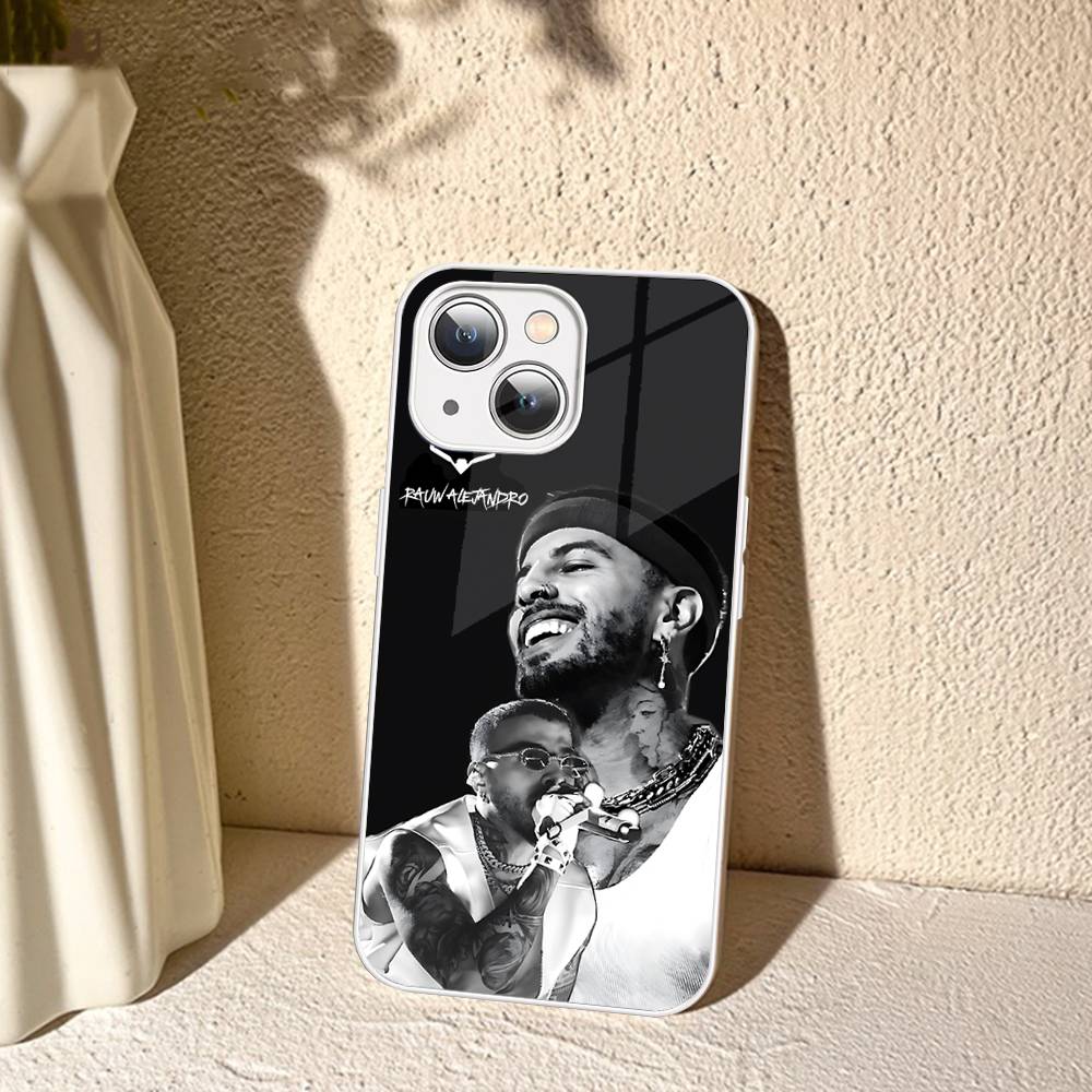 Epc Music R-Rauw Alejandro Rap Tempered Glass For Iphone 14 13 12 11 Pro Mini XS MAX 14Plus X XS XR Cover