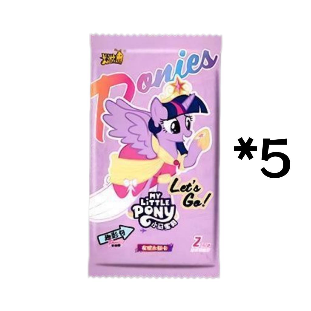 My Little Pony Complete Fun Shadow Set Box Applejack Fluttershy Rare Collection CR Prerelease Card Card