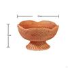 Rattan Basket Fruit Bowl Decoration Food Bread Storage Tray for Kitchen