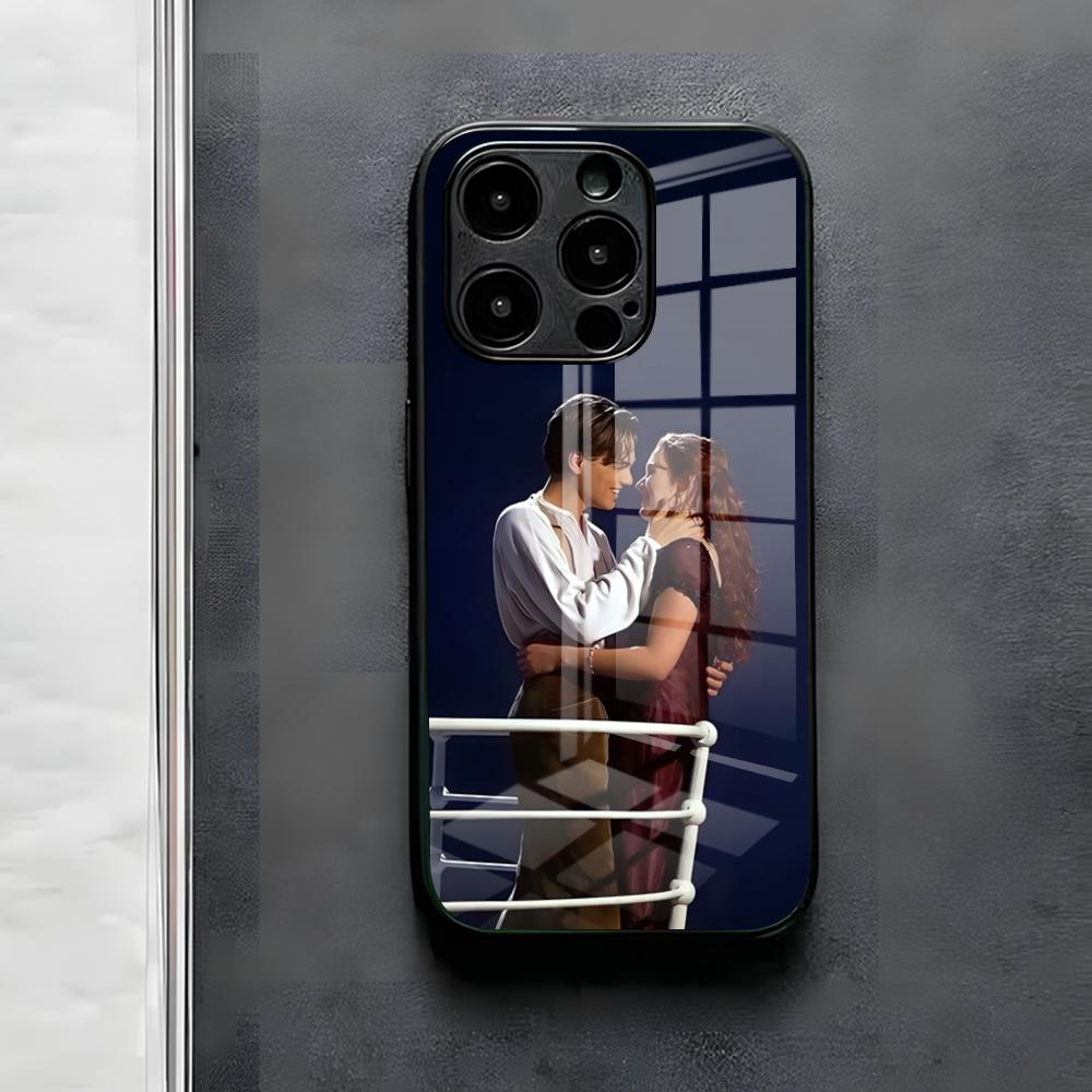

M-Moive T-Titanic Phone Case For IPhone 17 Air 16 E Pro Max 15 14 13 Mini 12 Pro 11 Max Plus Black Glass Cover iPhone17 Air