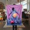 Clouds Butterflies Blanket Blanket Home Decor Machine Washable Sheet Outdoor Plush Blanket