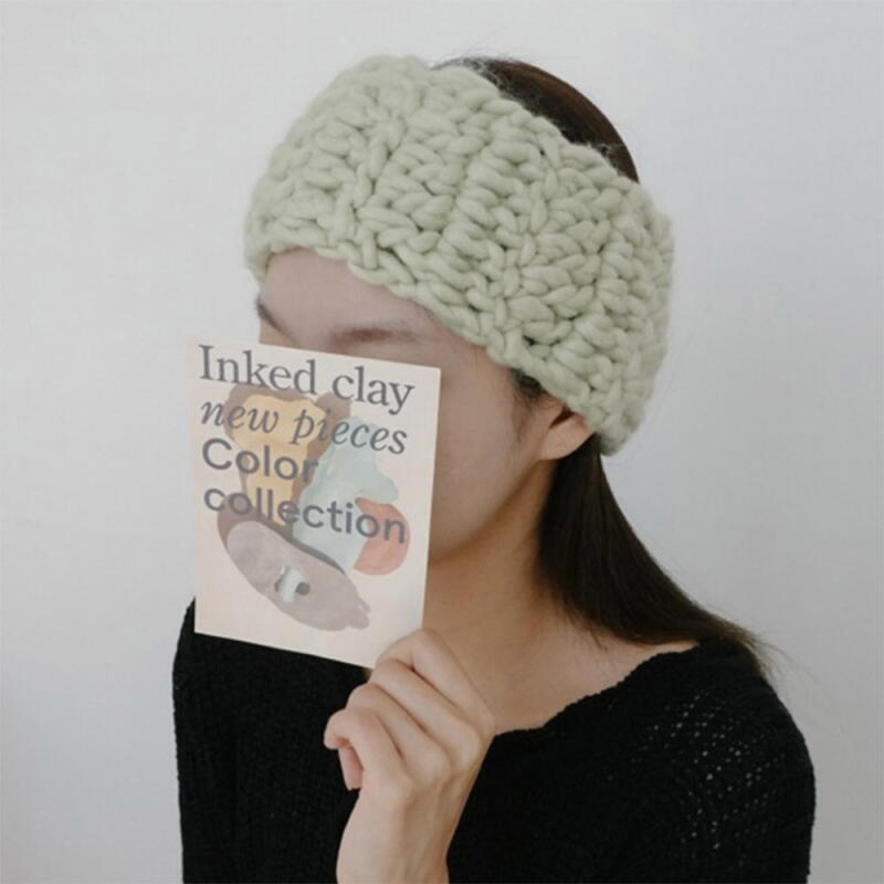 Women's Turban Wool Knit Thin Knit Hairband