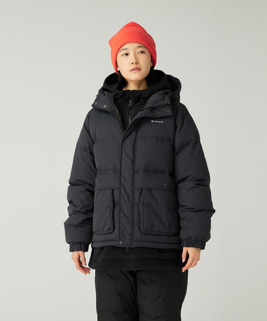 Snow Peak Everyday Down Jacket and Size M JK-25AU001, Outerwear, Down-Insulated, Men's Women's, Black,