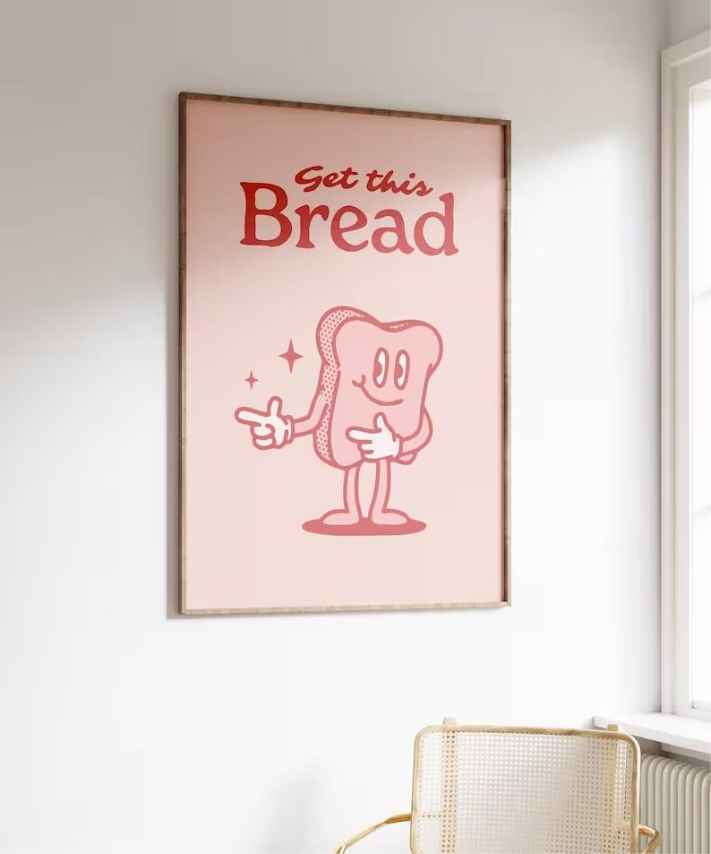 

Современный розовый печатный плакат, настенное искусство, украшение, холст, картины и принт для гостиной, домашнего офиса, декора ванной комнаты, без рамы 21cm×30cm NoFrame