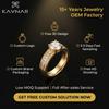 18K Gold Plated CZ Layered Bracelet Set for Women Stainless Steel Pearl Moon Hammered Coin Bangle Daily Gift  Custom