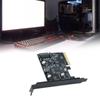 2-Port Type-C PCI-E pansion Card PCI-Express 4X to USB 3.2 Gen  Adapter 10Gbps Fast Transfer