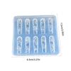 Silicone Nail Art Mold For 3D Emboss Flower Designing Nail Charm Decoration Mold DIY Manicure Crafting Tool