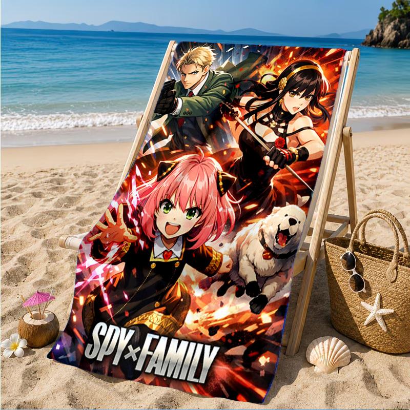 Fantasy Battle Anya Beach Towel, Microfiber Beach Towel, Perfect For Pool, Beach, Travel, Home Decor Beach Party Fan Gifts