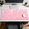 Mauspad Gamer Kirschblüten-Textur Mausepad Pad Maus Gaming PC Computerzubehör Tischunterlagen Gummimatte Schreibtischunterlage Tastatur