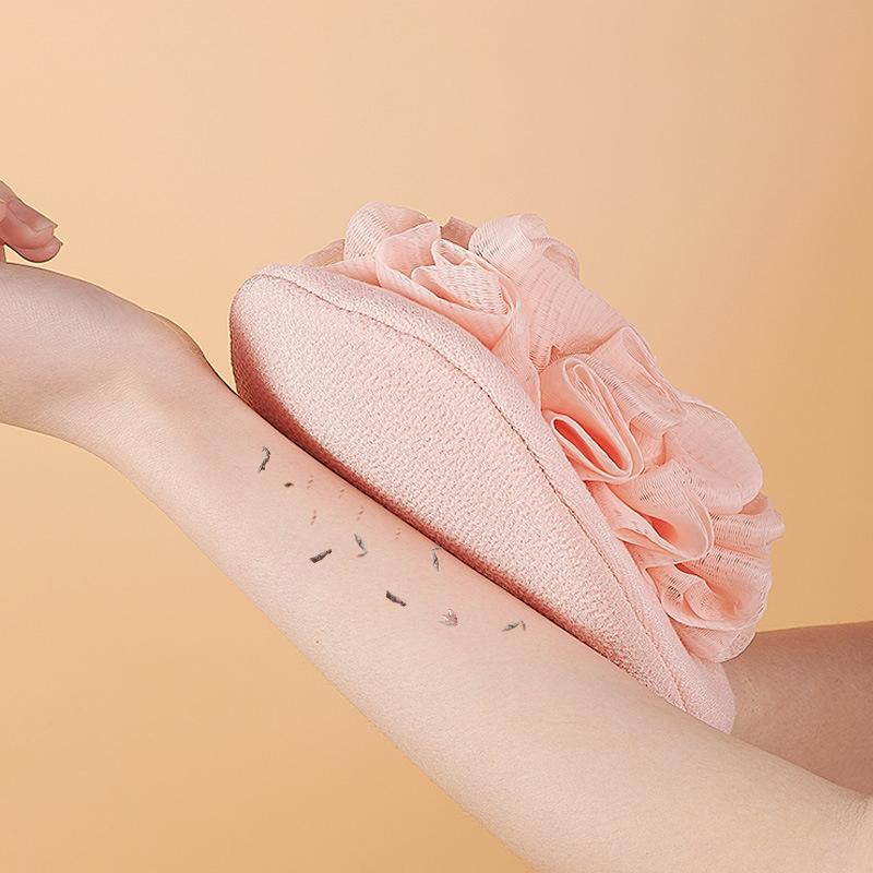 Double-Sided Exfoliating Gloves Body Cleaning Bath Flower Bathroom Shower Ball Body Scrubber Bath Sponge Towel Bathroom Tool