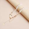 Elegant Irregular  Tassel Chain Swallow Pendant Necklace For Women Vintage Creative Chocker Necklace Wedding Jewelry