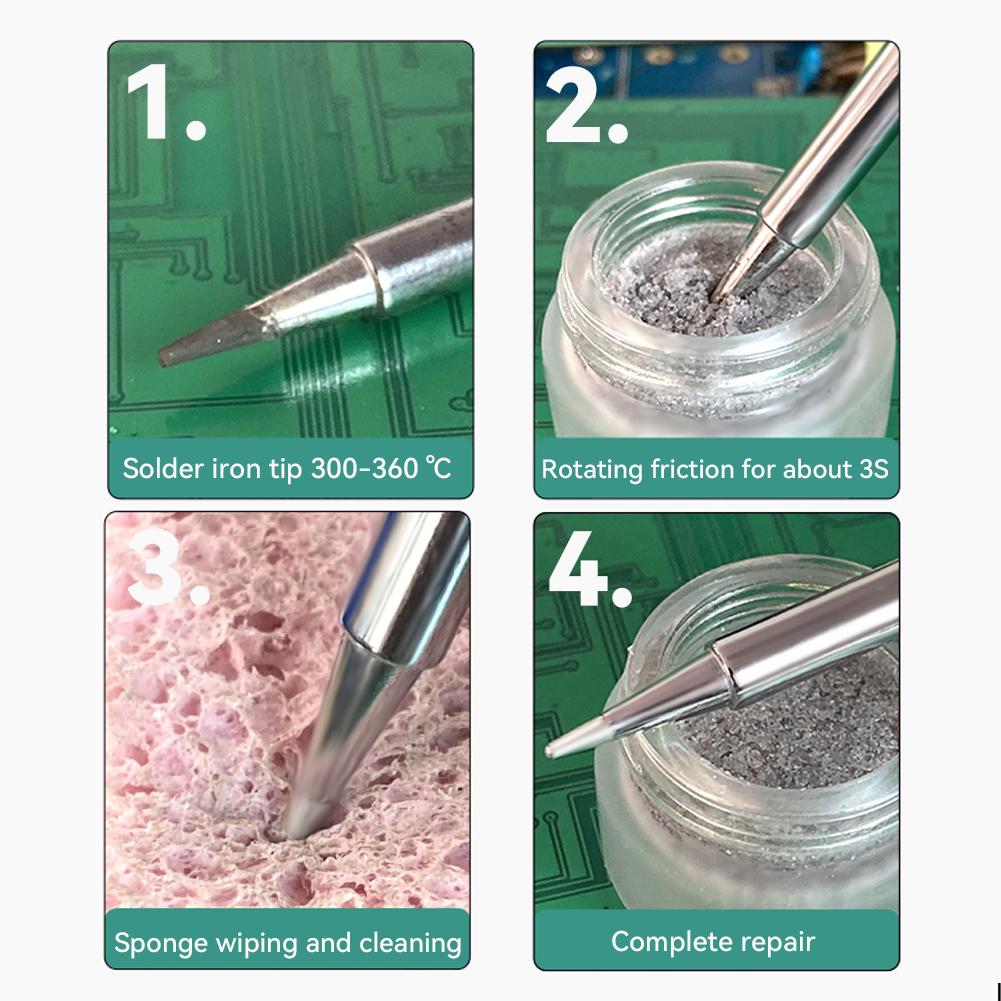 6-30g Soldering Iron Tip Refresher Paste Oxide Solder Iron Tip Refresh Tip Tinner Activator Non-stick Tin Solder Cream Clean