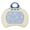 Push Pop Bubble Fidget Sensory Toy Educational Pressure Relieving Push Bubble Toy For Kids Over 3 Years Old Blue