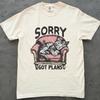 Sorry I Got Plans Shirt, Funny CaT Shirt, Sarcastic Cat Graphic Tee, Unisex Comfort Colors Shirt, Introvert Humor Shirt