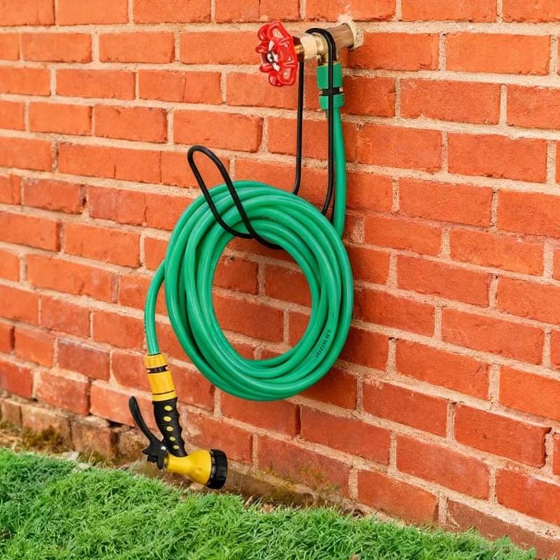 Rust Resistant Outdoor Hose Hook Easy Installation Storage Hanger For Hanging Garden Hoses And Other Items