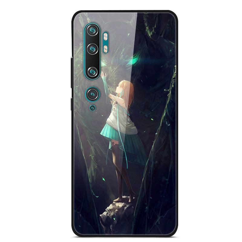 Luxury Cover Case for Xiaomi Mi Note 10 Pro Tempered Glass Cover Silicone Phone Case for Xiaomi Redmi Note 10Pro 10 Pro Cases