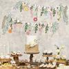Yousheng DIY Spring Flower Banner Handmade Paper Fairy Leaves Floral Hanging Garland Wedding Baby Shower Birthday Party Backdrop
