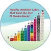 Bloques Cubos de Unión Numberblocks 1-10 Juego de Actividades 30 Actividades de Aprendizaje Preescolar Cubo de Conteo Juguete Educativo Juegos de Números