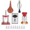 2025+ 5Pcs Watch Repair Set Kit Rubber Dusts Air Blower Watch Back Case Opener Hand Setting Tool for Watch Repair Tool Kit