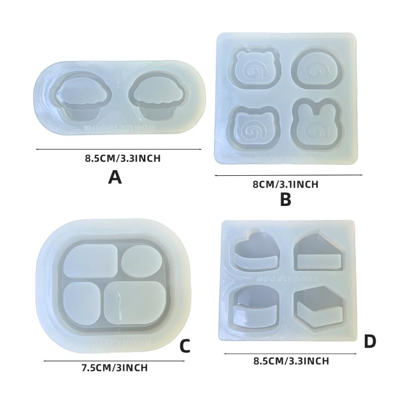 Vielseitiges Zubehör Herstellungsform Robustes DIY Schmuckanhänger Silikonformen für Halsketten Ohrring Designs Projekte