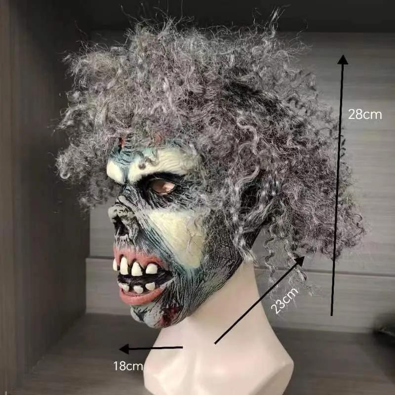 Halloween Haunted House Escape Room Zombie Horror Latex Mask