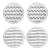 AEE4-4Pcs For Shark S7000amz S7001 S6002eu T2 Series Mop Replacement Pad Reusable Mop Pads For Shark Hard Floor Cleaning Kit