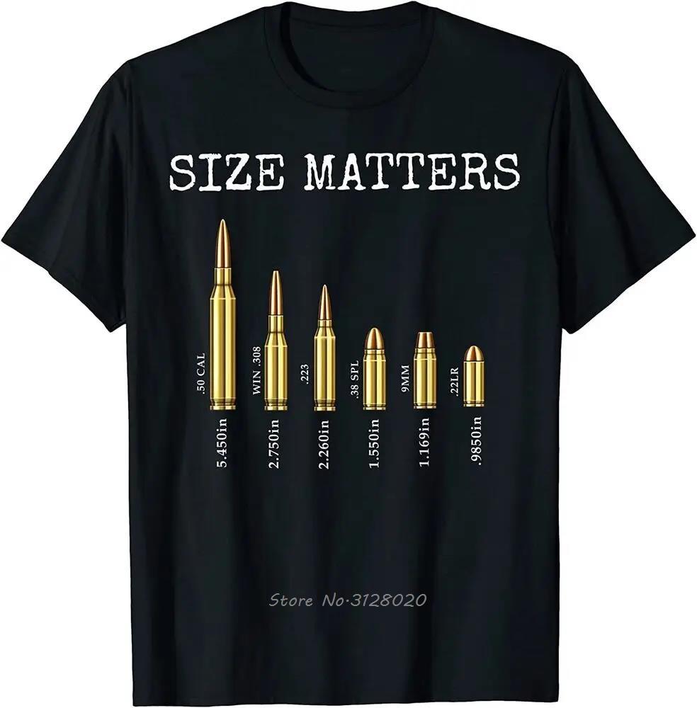 

Size Matters Ammo Lover Bullets Caliber TShirt Cotton ONeck Summer Short Sleeve Casual Mens T Shirt Size S3XL Tshirt Tees S
