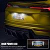 2PCS LED License Plate Light, Tag Lights for License Plate, Rear Tag Light Lamp, Car Accessories Super Bright 18-SMD LED Number Plate Lamps