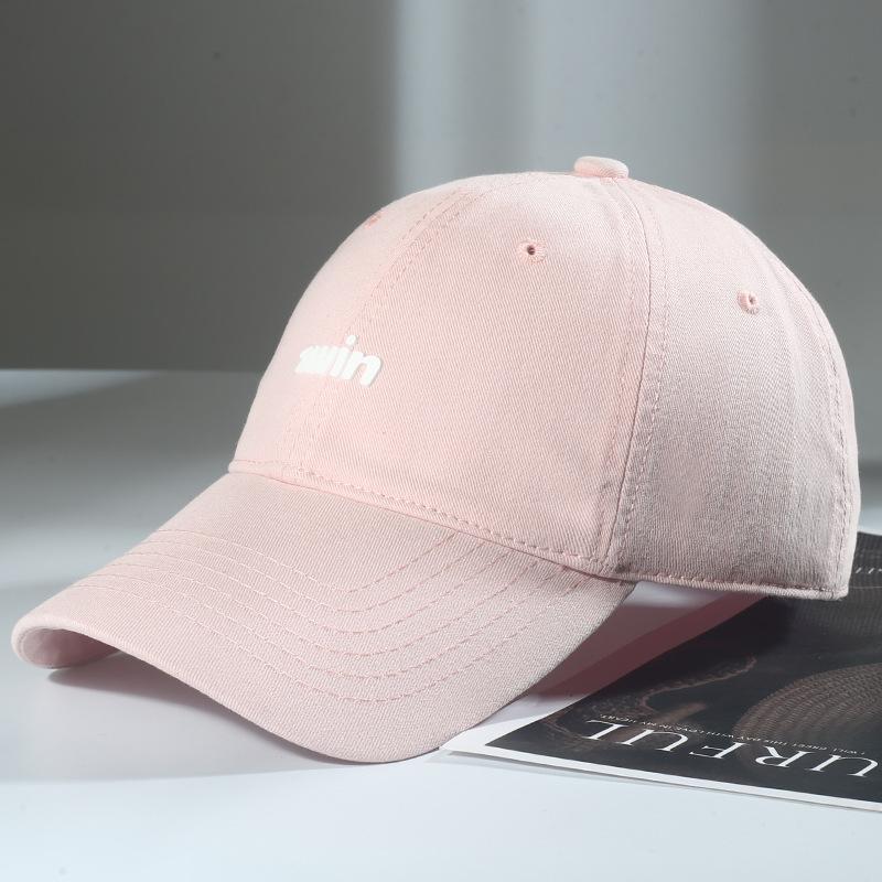 Fashion Hat Women's New Soft Top Baseball Cap Korean Version Trendy Fashion Couple Simple Candy Color Sunscreen Cap Men