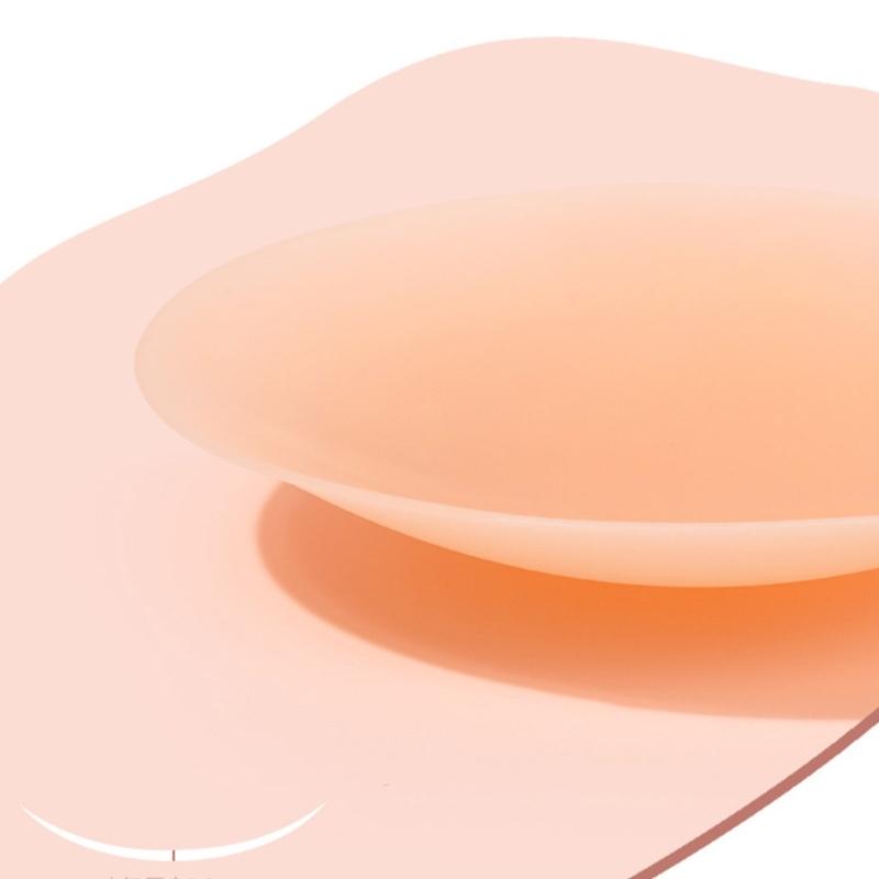 Nipple Cover 1Pair Seamlesses Self Adhesive Silicone Nipple Pasties for Women Girls Reusable, Sticky Breast Petals Gifts