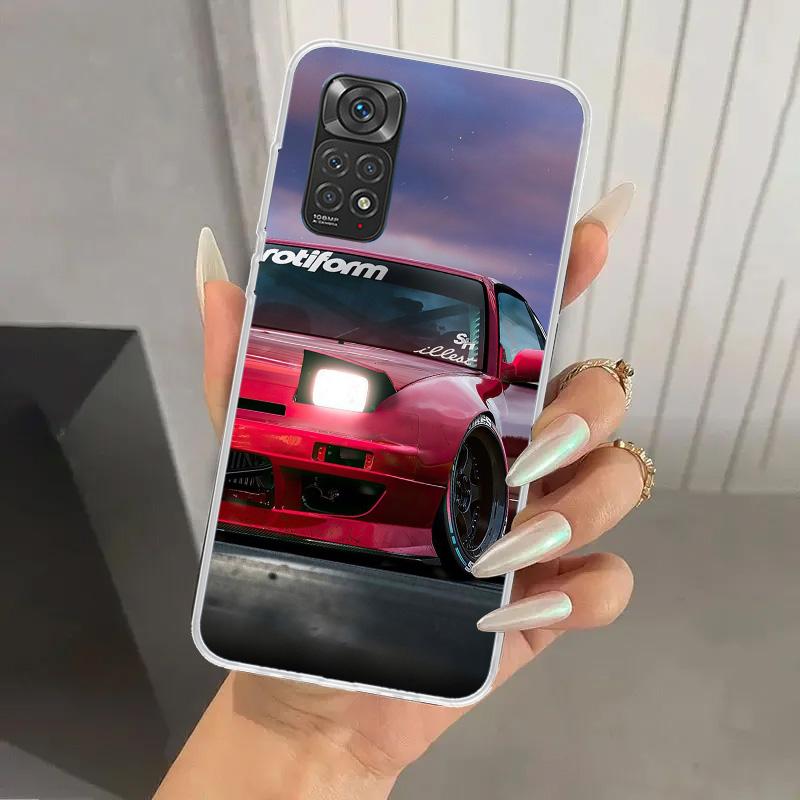 JDM Car MX5 Cute Phone Case for Xiaomi Redmi Note 15 14 14S 13 12S 12 Pro 11S 11 Plus 11T 11E 10S Soft Funda Print Shell Redmi N