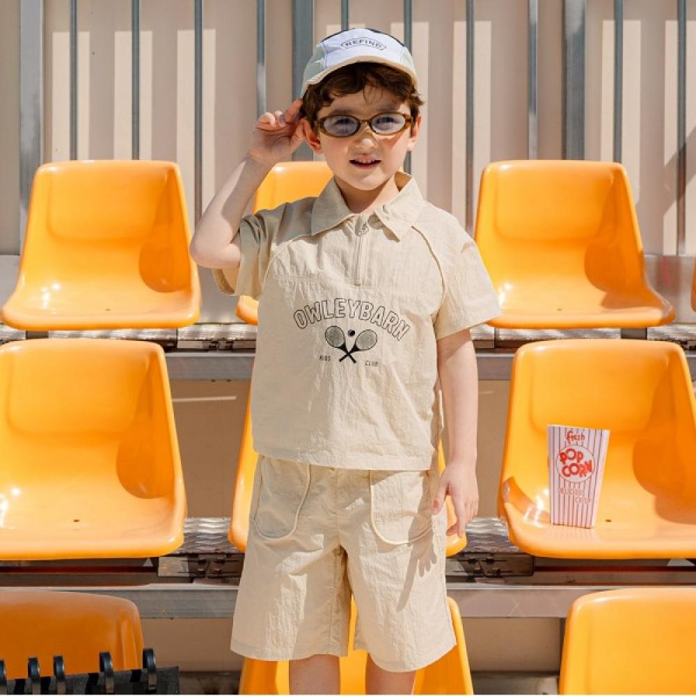 

[olivan] Теннисный клуб Караван Молния Верх И Низ Бежевый beige/160