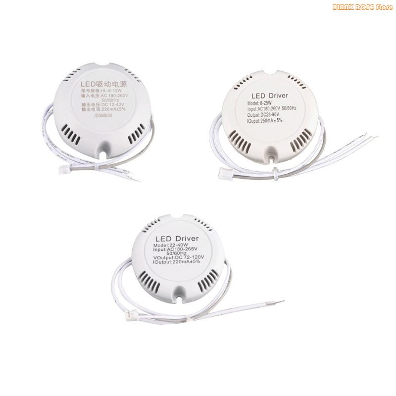 K1AE Circular LED Power Supply Driver AC180-260V LED Driver Suitable for Bottom Lamp Ceiling Lamp Wall Lamp