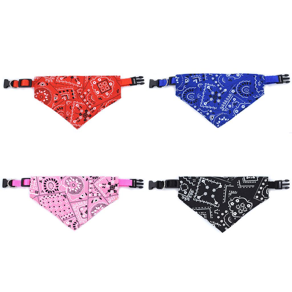 Dog Bandana Triangular Bibs Collar Scarfs Kerchief Pet Neckerchief Accessories Triangle Scarf Party Supplies