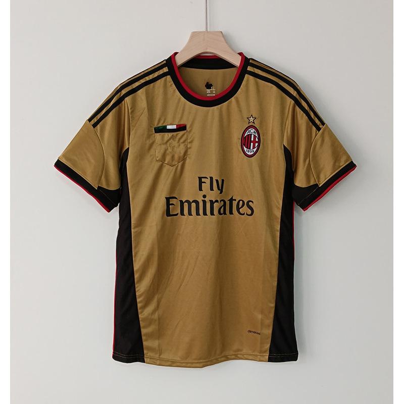 AC retro tricou clasic nostalgic replică tricou de fotbal Kaka Maldini cu mânecă scurtă top uniformă de antrenament