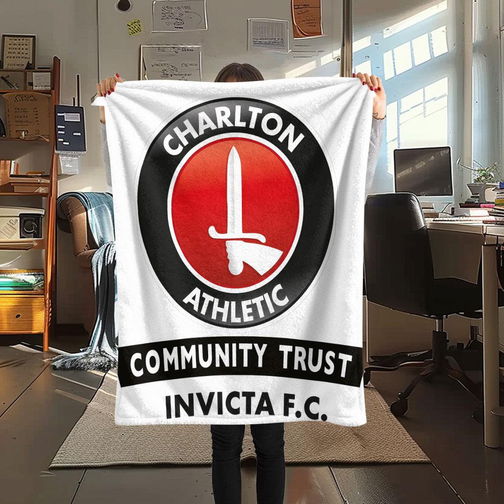 Charlton poster Blanket, High quality Comfortable for All Seasons, Home Decor, Warmth and Comfort