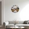 Impressionist High-Quality Landscape High-Quality Wooden High-Quality Wall High-Quality Clock, 10-16Inch High-Quality Silent High-Quality Wall
