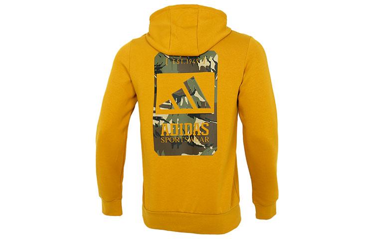 Adidas Sweatshirts Men s Gold Hooded Moderate Regular H39274 S