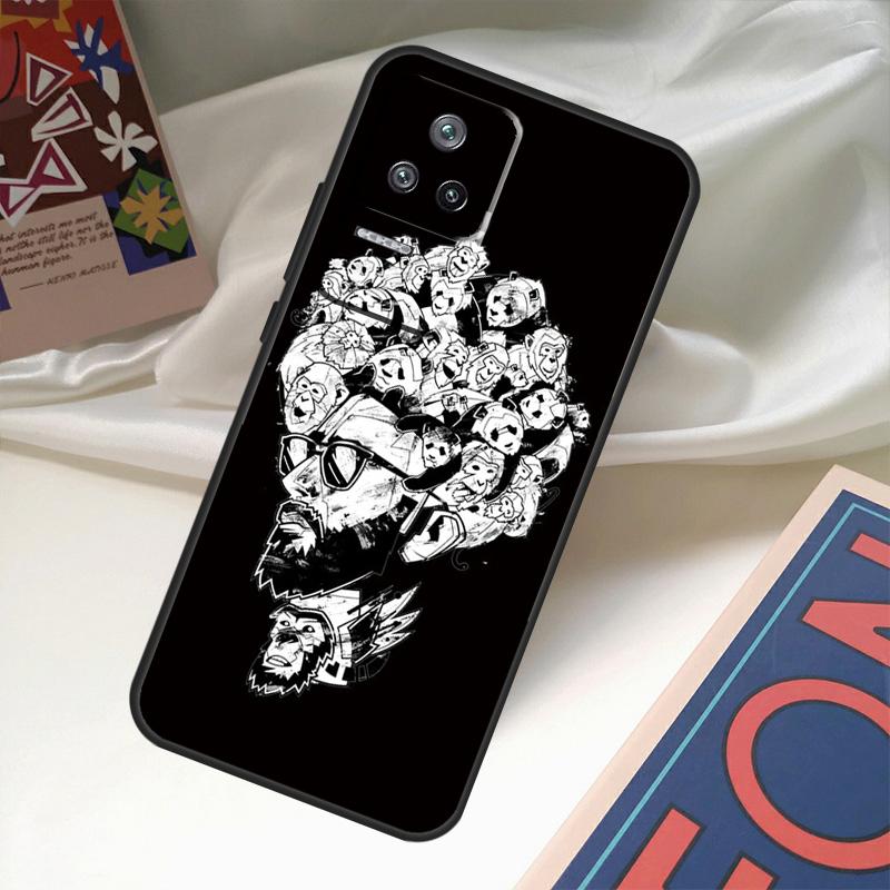 Miyagi & Andy Panda Case For Xiaomi 14 13 Ultra 12 Lite 11T 12T 13T Pro POCO M6 X3 X5 X6 Pro F3 F5 M5s Cover