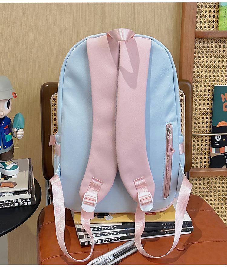 Cute Cartoon Bear Backpack for Women and Students - Mori Style Shoulder Bag
