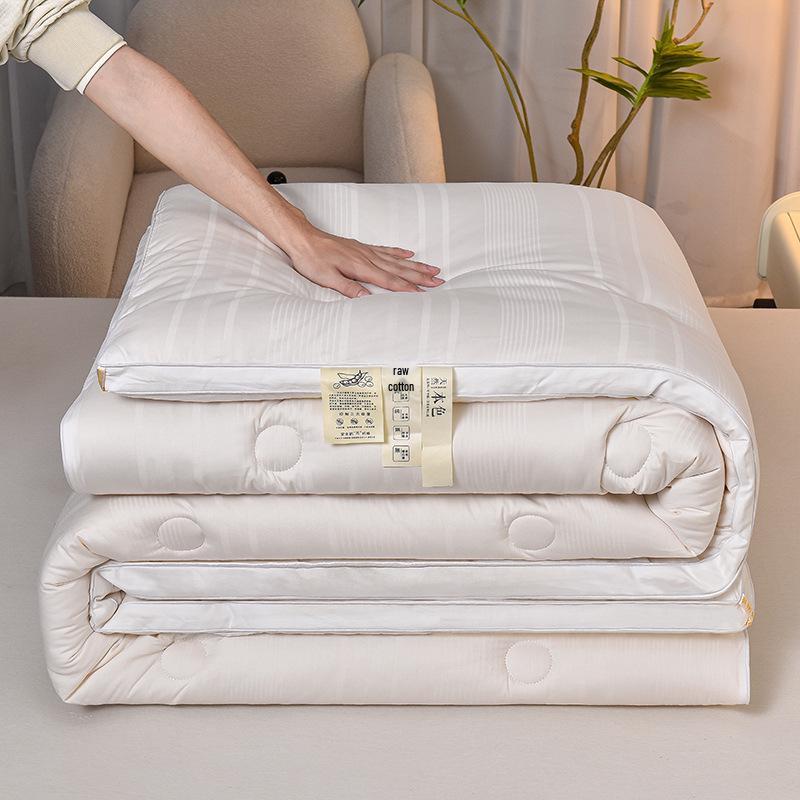 Three-Dimensional Soybean Sateen Cotton Quilt: Thickened Spring to Winter Dorm Warmth